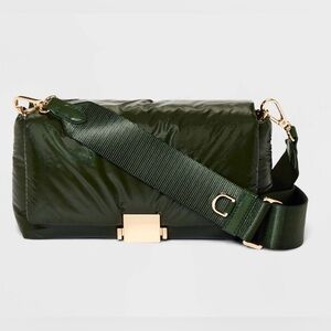 NWT A New Day Sophie Crossbody Bag, Dark Green
